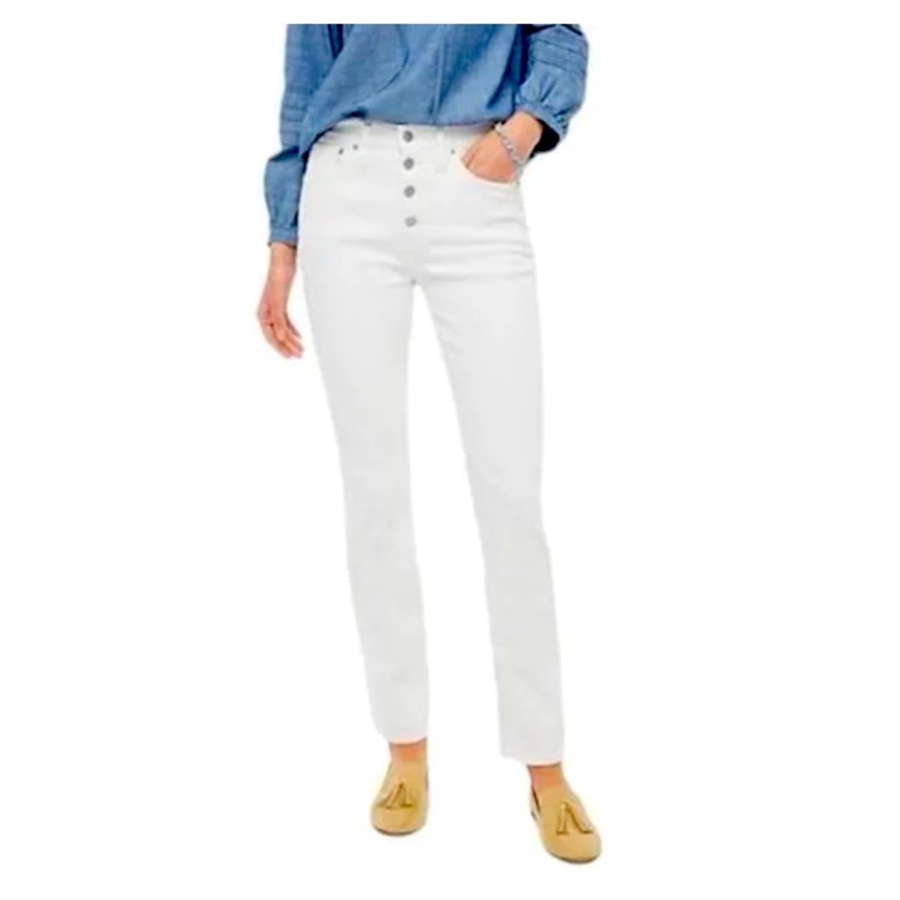 J Crew Essential straight jeans